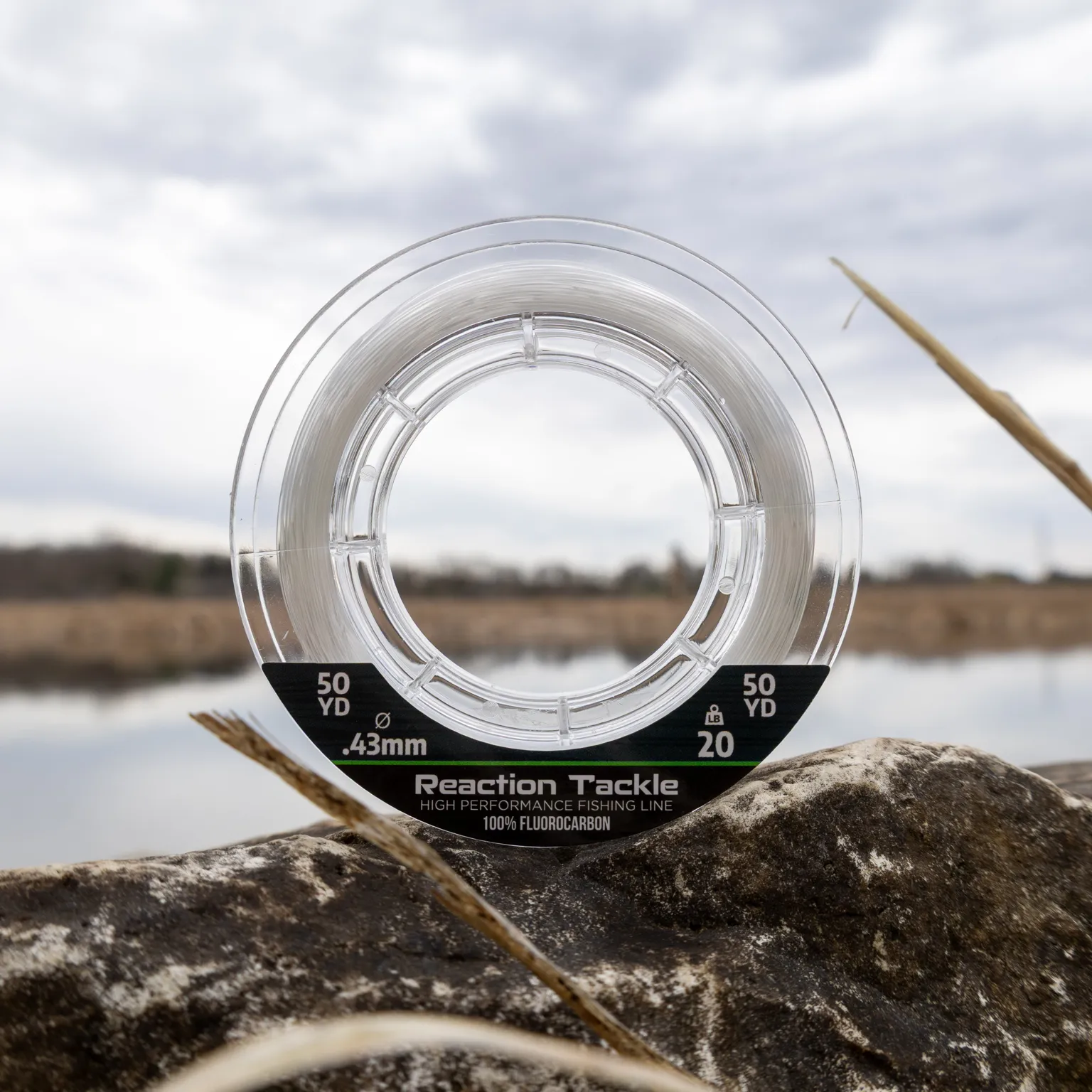 Reaction Tackle 100% Pure Fluorocarbon Fishing Line